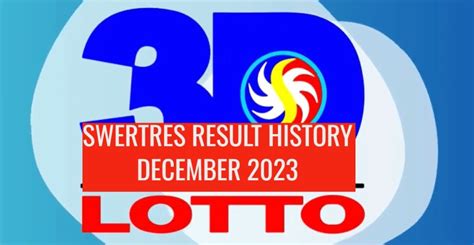 summary swertres result 2023|3D PCSO Swertres Result History and Summary .